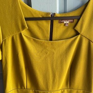 Adrianna Papell Chartreuse Dress